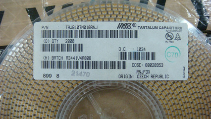 B 10V100UF AVX电容器 深圳代理商与产品详情全解析